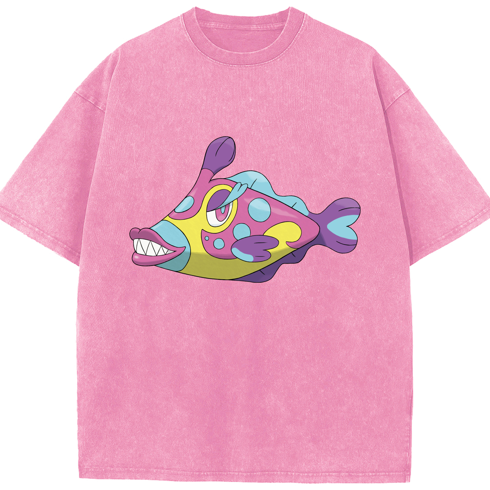（画像用） ポケットモンスター Pokémon 綿100% ヴィンテージ風 半袖Tシャツ（フロントプリント）